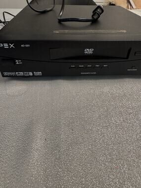 APEX AD-1201 DVD Video Player *FOR PARTS* with Remote